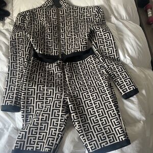 Monogram Short Set